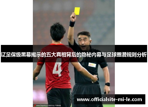 辽足保级黑幕揭示的五大真相背后的隐秘内幕与足球圈潜规则分析